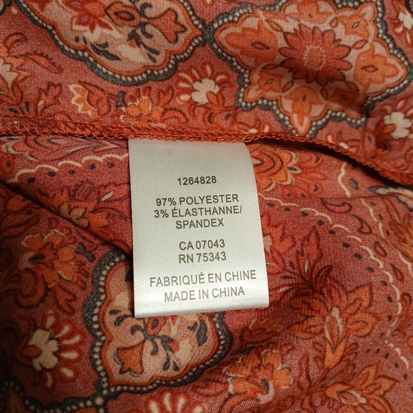 Rachel Zoe Red Bell Sleeve Tie Front Crop Top NWT - Picture 3 of 8